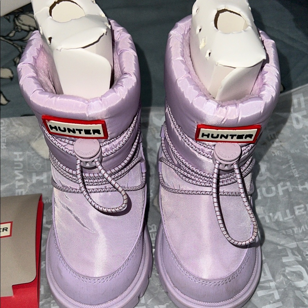 Hunter Toddler Lilac Snow Boots